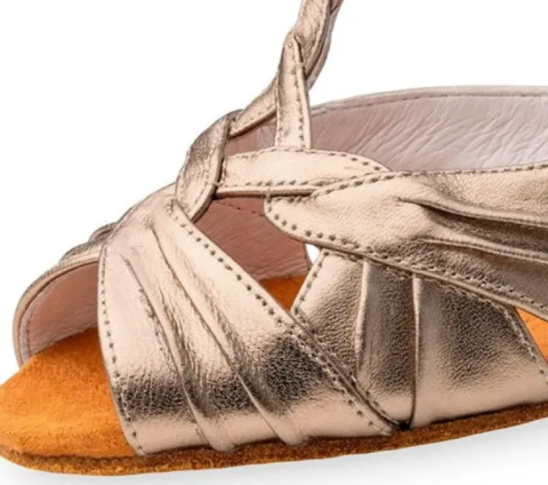 Dame Dansebutikken Brudesko|Salsasko Damer-Anna Kern dansesko antik med 6 cm hæl - Solange