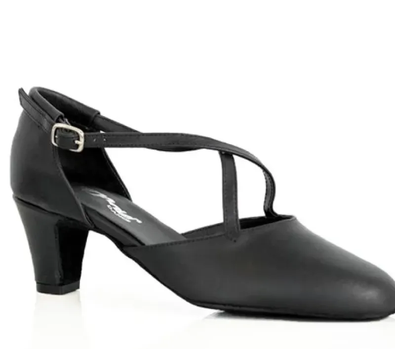 Dame Dansebutikken Tangosko Damer|Træningssko Damer-Anniel dansesko m.kryds rem 5 cm hæl - 2062