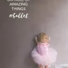 Dansebutikken Andet Til Ballet-Balletplakat lille pige rosa tutu