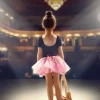 Dansebutikken Andet Til Ballet-Balletplakat med ballerina på scene
