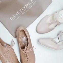Dame Dansebutikken Tangosko Damer|Social Dansesko-Beige skind Naia dame dansesko Werner Kern