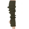 Dansebutikken Benvarmere Til Yoga|Benvarmere Til Ballet-Benvarmere ribstrik oliven 65 cm Seré