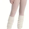 Dansebutikken Benvarmere Til Yoga|Benvarmere Til Ballet-Bloch benvarmere til børn 45 cm - off white
