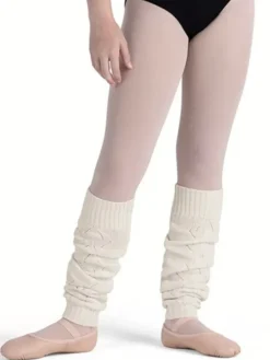 Dansebutikken Benvarmere Til Yoga|Benvarmere Til Ballet-Bloch benvarmere til børn 45 cm - off white
