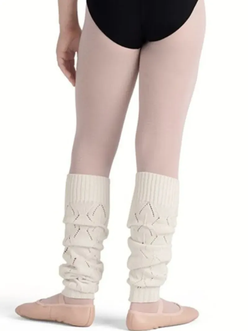 Dansebutikken Benvarmere Til Yoga|Benvarmere Til Ballet-Bloch benvarmere til børn 45 cm - off white