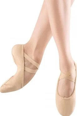Dansebutikken Balletsko Bløde-Bloch kanvas spring balletsko rosa splitsål