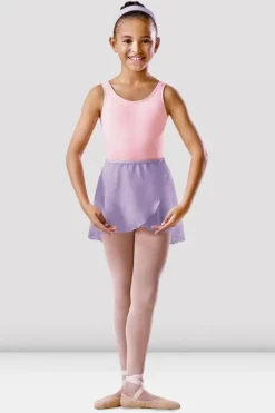 Børn Dansebutikken Gymnastikkjole Piger|Ballet Underdele Børn-Bloch lilla chiffon skørt børn