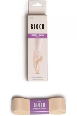 Dansebutikken Balletsko Tilbehør-Bloch satin stretch bånd
