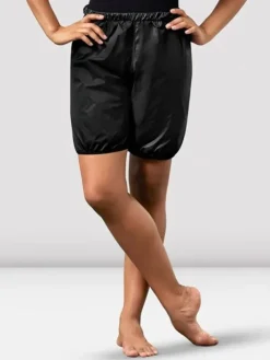 Dame Dansebutikken Yogabukser|Underdele Damer-Bloch sorte svedshorts med elastik talje