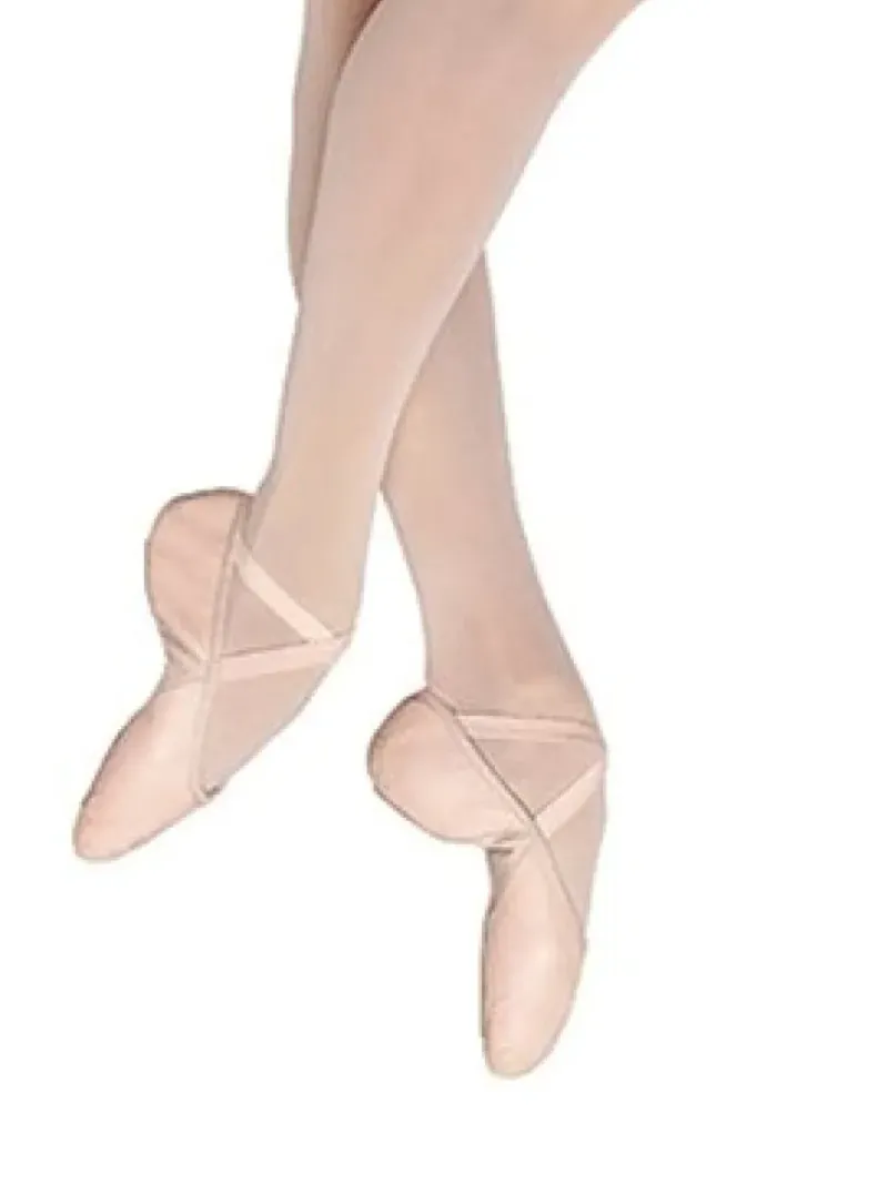 Dansebutikken Balletsko Bløde-Bloch springsko/ soft balletsko rosa splitsål - Børn