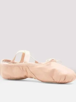 Dansebutikken Balletsko Bløde-Bloch springsko/ soft balletsko rosa splitsål - Børn