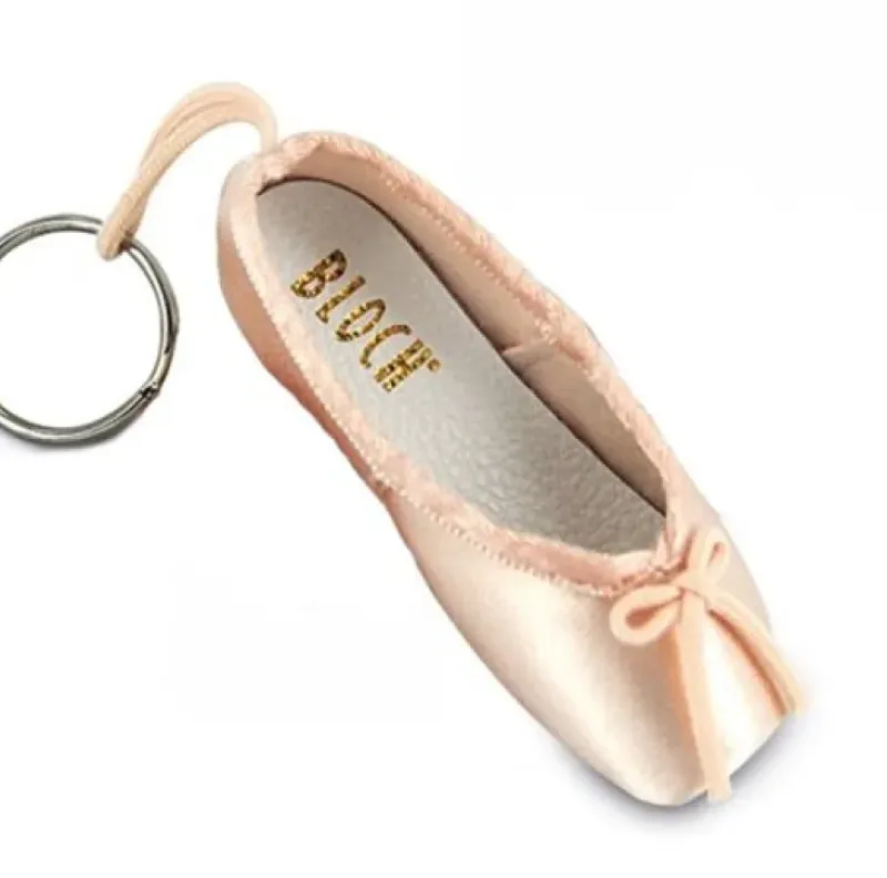 Børn Dansebutikken Andet Til Ballet|Balletting Børn-Bloch tåsko nøglering rosa