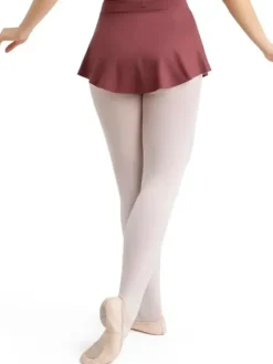 Dame Dansebutikken Skørter Til Skøjteløb|Ballet Underdele Damer-Capezio bordeaux pull-on skørt damer