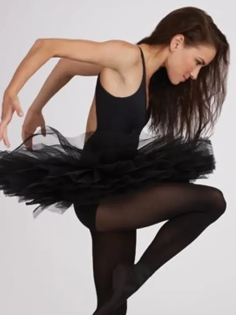 Dame Dansebutikken Ballet Underdele Damer-Capezio kort sort tutu skørt til damer