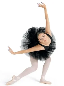 Dame Dansebutikken Ballet Underdele Damer-Capezio kort sort tutu skørt til damer