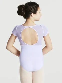 Børn Dansebutikken Dragter Piger|Balletdragter Børn-Capezio lys lavendel dragt med puf ærmer til piger