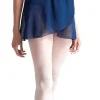 Dame Dansebutikken Underdele Damer|Ballet Underdele Damer-Capezio navy chiffon wrap skirt