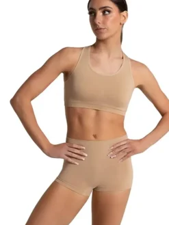 Børn Dansebutikken Gymnastik Undertøj Pige|Ballet Underdele Børn-Capezio nude seamless hotpants til piger