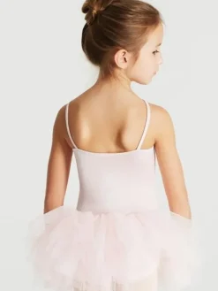 Børn Dansebutikken Balletkjole Piger-Capezio rosa tutudragt med flæser