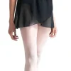Dame Dansebutikken Underdele Damer|Ballet Underdele Damer-Capezio sort chiffon wrap skirt