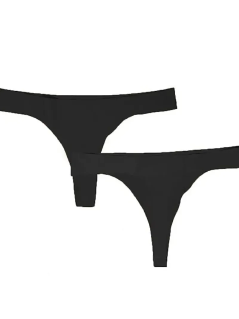 Dame Dansebutikken Gymnastik Undertøj Damer|Ballet Undertøj Damer-Capezio sort string til dans/ballet/gymnastik