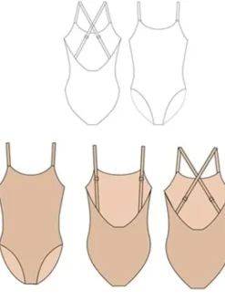 Børn Dansebutikken Balletdragter Børn|Gymnastik Undertøj Pige-Capezio underdragt ballet/gymnastik til børn