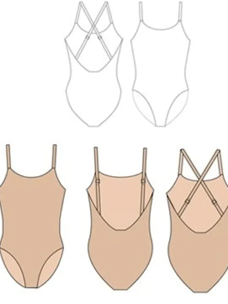 Dame Dansebutikken Gymnastik Undertøj Damer|Ballet Undertøj Damer-Capezio underdragt ballet/gymnastik
