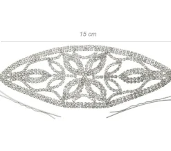 Dansebutikken Rhinsten/smykker|Hår Accessories-Crystal rhinsten flot hårpynt