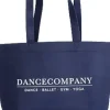 Dansebutikken Tasker Til Yoga|Dansetasker-Dancecompany navy filt net med tryk