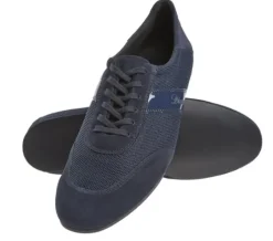 Dansebutikken Tangosko Herrer|Salsasko Herrer-Diamant mørkeblå dansesneaker vario spin sål til herrer