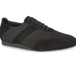 Dansebutikken Tangosko Herrer|Salsasko Herrer-Diamant sorte dansesneaker vario spin sål til herrer
