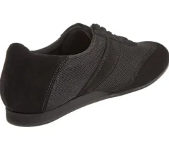 Dansebutikken Tangosko Herrer|Salsasko Herrer-Diamant sorte dansesneaker vario spin sål til herrer