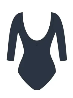 Dame Dansebutikken Balletdragter Damer-Dragt med 3/4 ærmer i navy fra Wear Moi