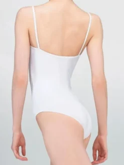 Dame Dansebutikken Balletdragter Damer-Dragt med tynde stropper i hvid fra Wear Moi