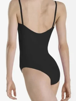 Dame Dansebutikken Balletdragter Damer-Dragt med tynde stropper og rynk i sort fra Wear Moi