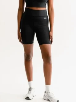 Dame Dansebutikken Pilates Bukser/leggings|Yogabukser-Drop of Mindfulness Lola shorts i mat sort