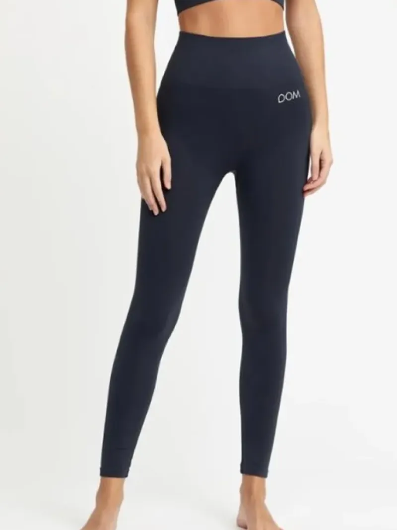 Dansebutikken Pilates Bukser/leggings|Yogabukser-Drop of mindfulness mørkeblå seamless leggings