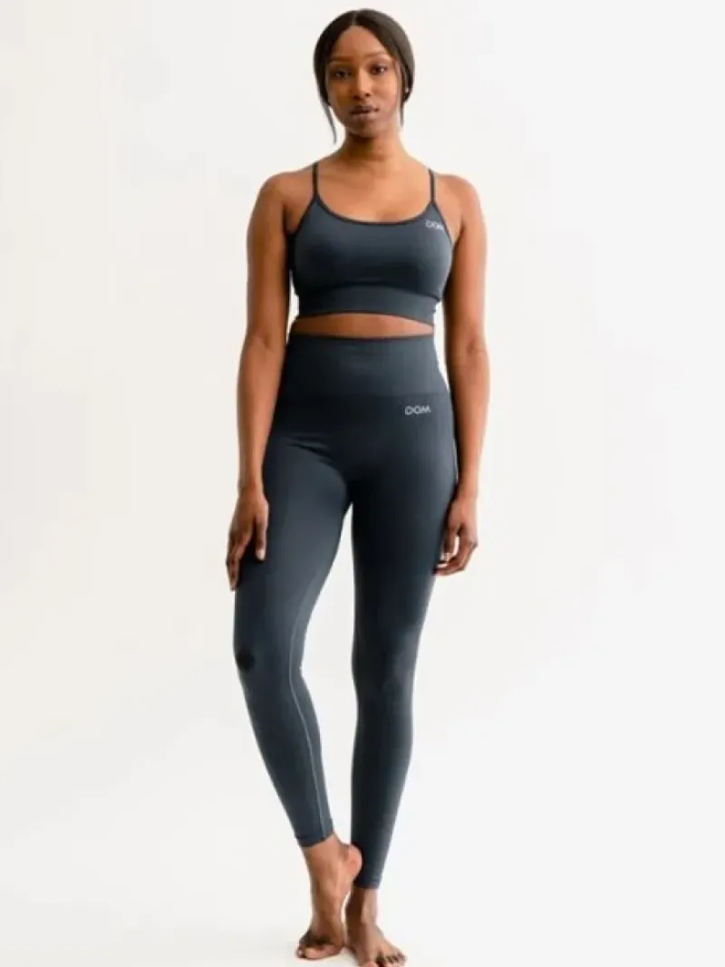 Dansebutikken Pilates Bukser/leggings|Yogabukser-Drop of mindfulness mørkeblå seamless leggings