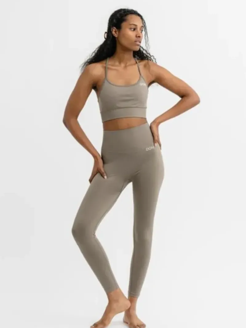 Dansebutikken Pilates Bukser/leggings|Yogabukser-Drop of mindfulness salvie grønne seamless leggings