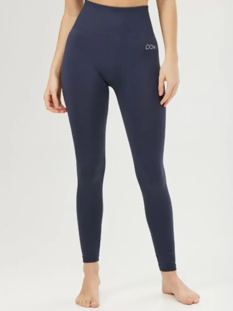 Dansebutikken Pilates Bukser/leggings|Yogabukser-Drop of mindfulness seamless leggings i mørkeblå