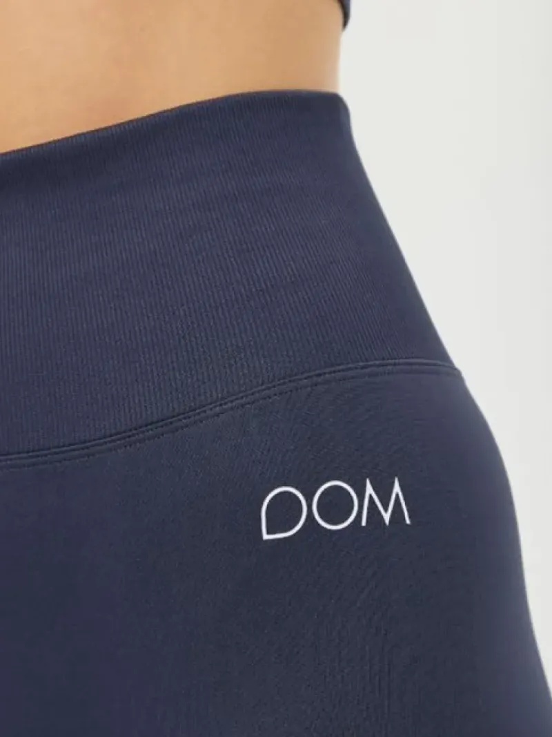 Dansebutikken Pilates Bukser/leggings|Yogabukser-Drop of mindfulness seamless leggings i mørkeblå