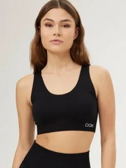 Dame Dansebutikken Yogatoppe|Overdele Damer-Drop of Mindfulness seamless top i sort