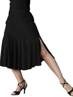 Dame Dansebutikken Danseunderdele Damer-Flot sort nederdel Danceeverywear