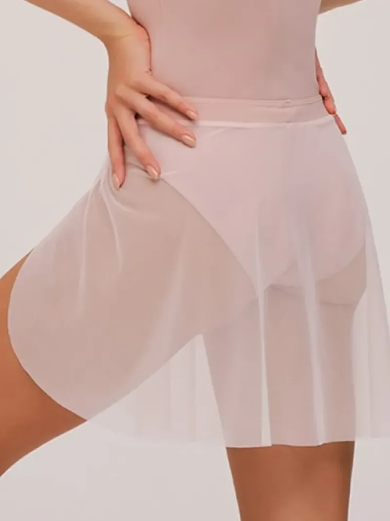 Dame Dansebutikken Ballet Underdele Damer-Grishko tea rosa pull on faux wrap skørt