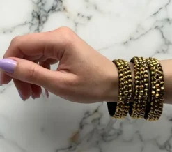 Dansebutikken Smykker Til Dans-Guld rhinsten armbånd