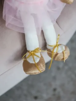 Børn Dansebutikken Andet Til Ballet|Balletting Børn-Hvid balletmus med tutu og balletsko