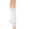 Dansebutikken Benvarmere Til Gymnastik|Benvarmere Til Ballet-Hvide benvarmere til ballet og dans - 60 CM