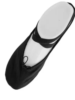 Dansebutikken Balletsko Bløde-Kanvas sort softballetsko/springsko Wear Moi