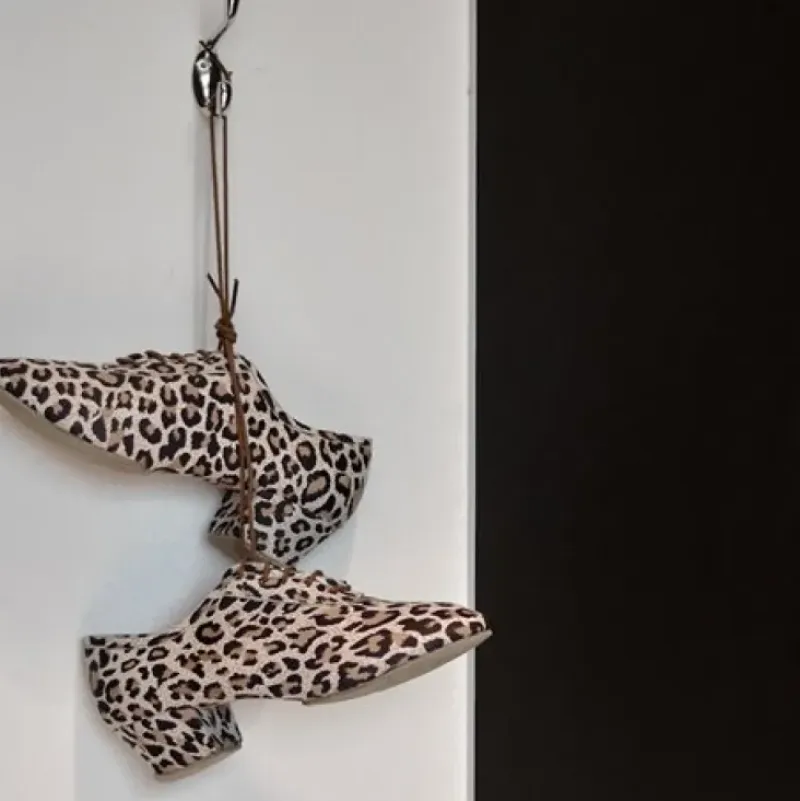 Dame Dansebutikken Træningssko Damer|Social Dansesko-Leopard dansesko træning Ray Rose