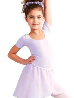 Børn Dansebutikken Underdele Piger|Gymnastikkjole Piger-Lyselilla chiffon skirt piger Capezio